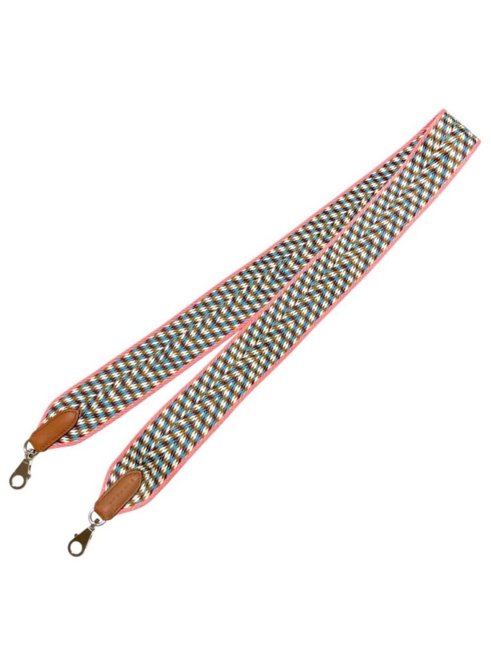 Hermes Bandouliere Sangles Zigzag Shoulder Strap 5 114 Silver Colored